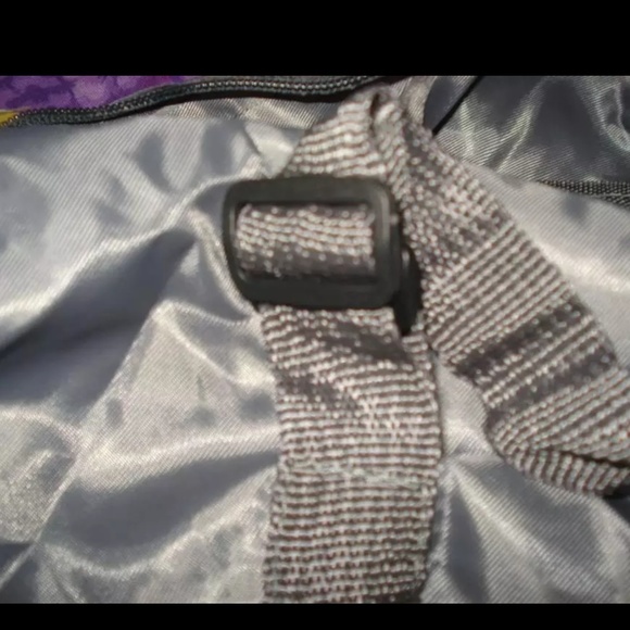 Pink and gray travel weekend duffel hockey gym carryon hospital bag - Picture 3 of 6